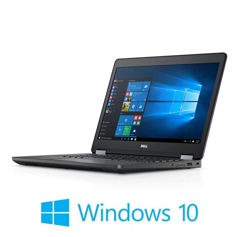 Laptop Dell Latitude E5470, Intel i5-6300U, 8GB DDR4, SSD, Webcam, Win 10 Home
