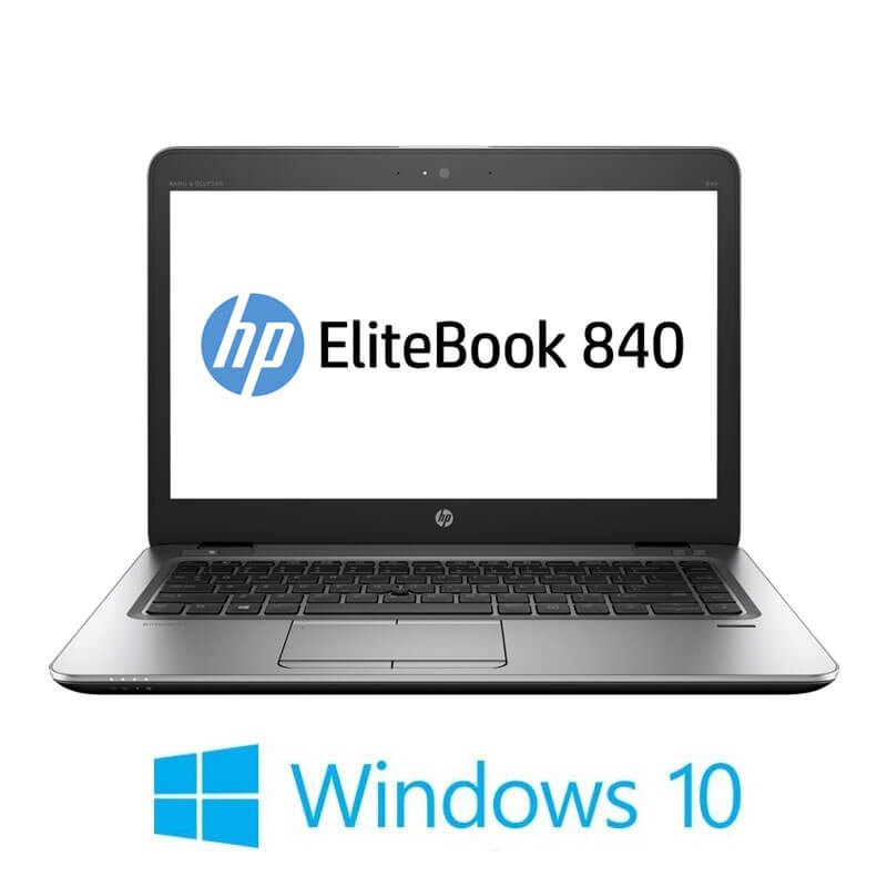 Laptop HP EliteBook 840 G3, i5-6300U, 256GB SSD, Full HD, Webcam, Win 10 Home