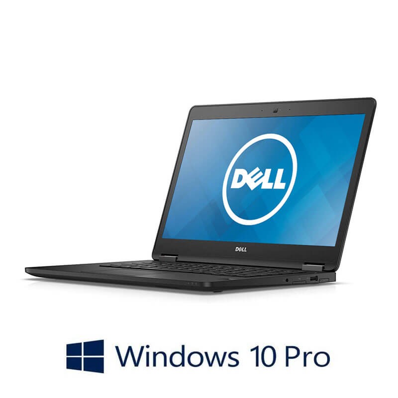 Laptopuri Dell Latitude E7470, i7-6600U, 16GB DDR4, SSD, Full HD, Webcam, Win 10 Pro
