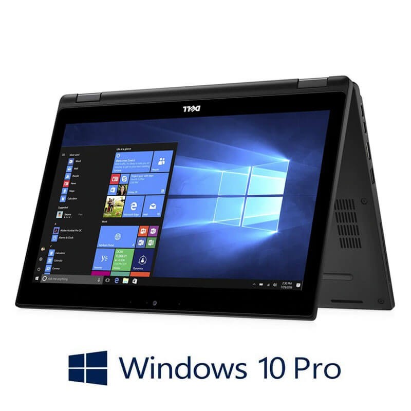 Laptopuri Touchscreen Dell Latitude 5289, i5-7300U, SSD, FHD, Win 10 Pro