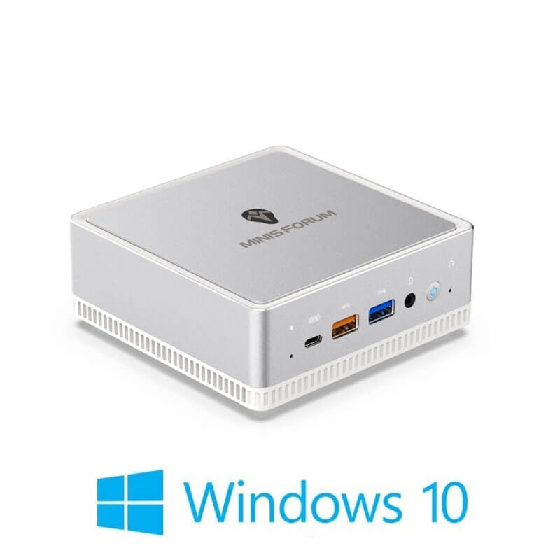 Mini Calculatoare NOU Open Box MINISFORUM NUC UM300, Ryzen 3 3300U, 512GB SSD, Win 10 Home